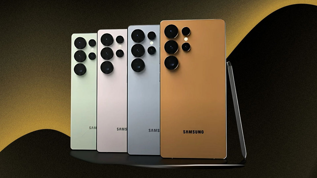 samsung galaxy s25 ultra in different colors